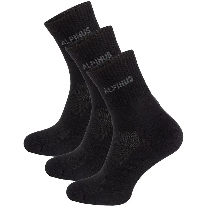 Skarpety Coolmax Alpinus Zadar 3-Pack Czarne (FI11081) Ekspresowa dostawa