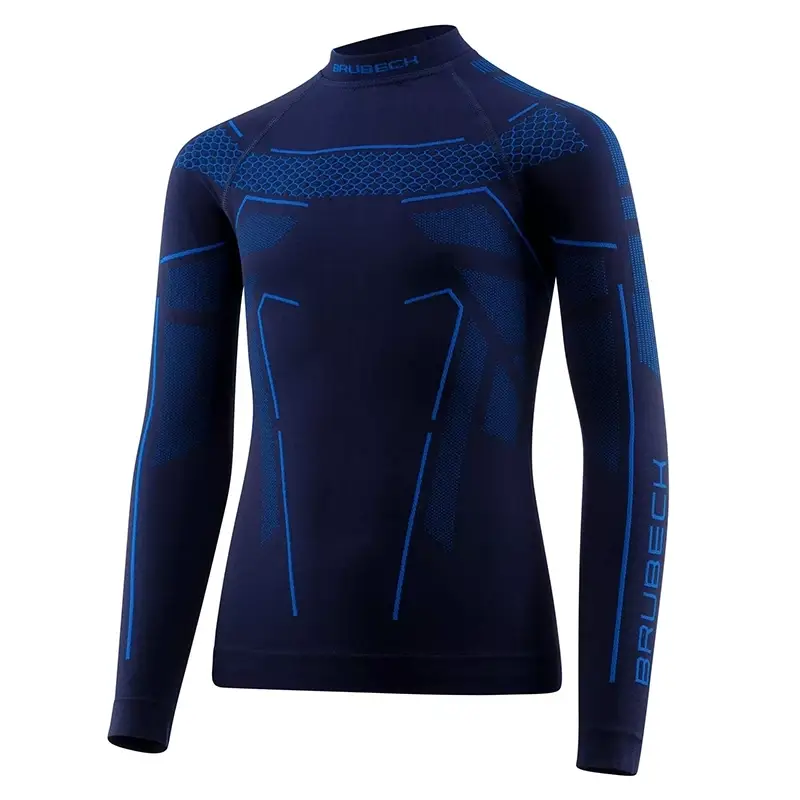 Ekspresowa dostawa Bluza Termoaktywna Junior Thermo Brubeck Granatowo / Niebieska (LS1612J)