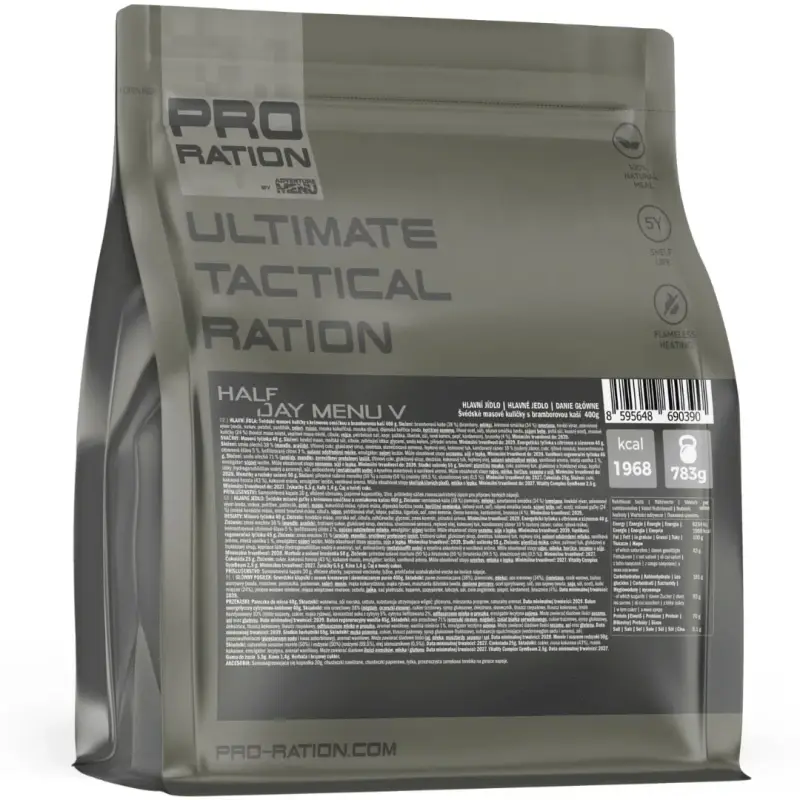 Racja Żywnościowa Pro Ration Half-Day Ultimate Tactical Ration - Menu V Do wyczerpania zapasów