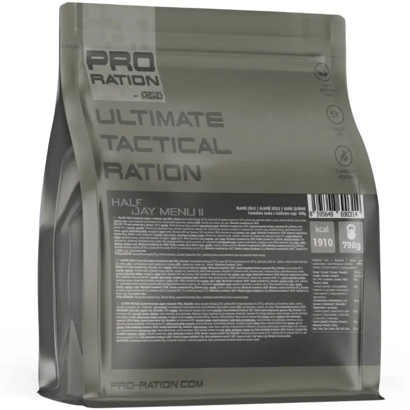 Racja Żywnościowa Pro Ration Half-Day Ultimate Tactical Ration - Menu II Wysoka jakość