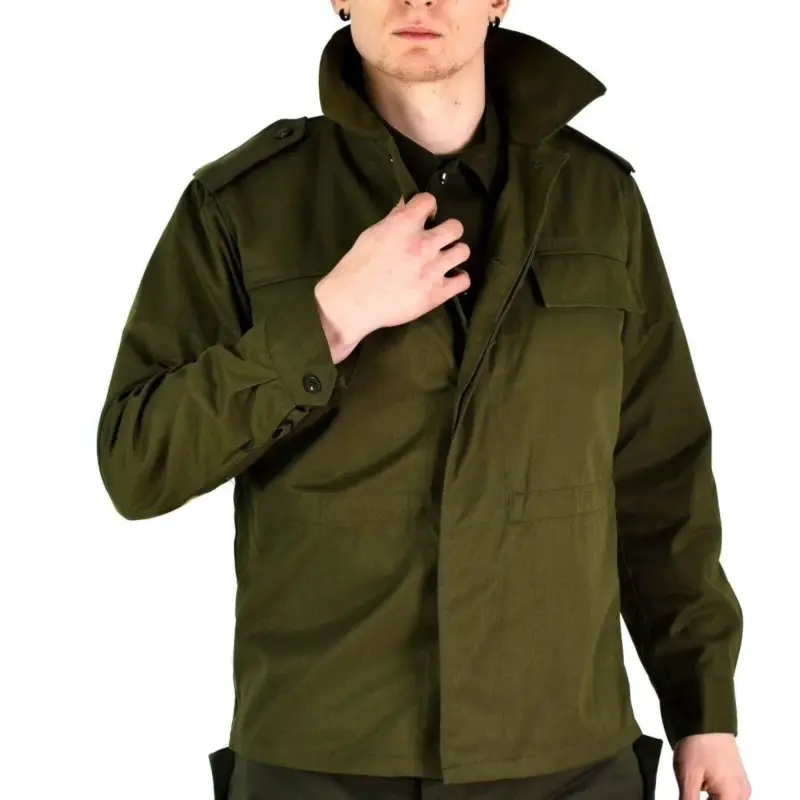 Oryginalna vintage czeska kurtka armii m85 Military Olive Green Military News Tylko do końca tygodnia