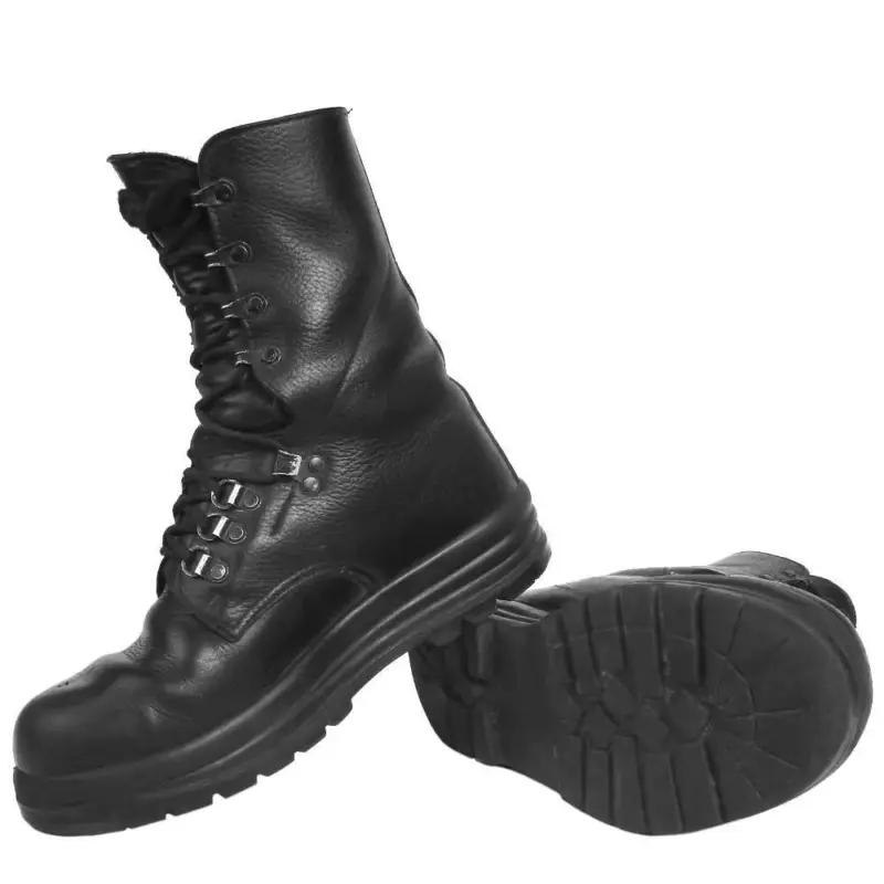 Oferta czasowa Oryginalne szwajcarskie buty wojskowe KS90 Buty Czarne skórzane obuwie wojskowe