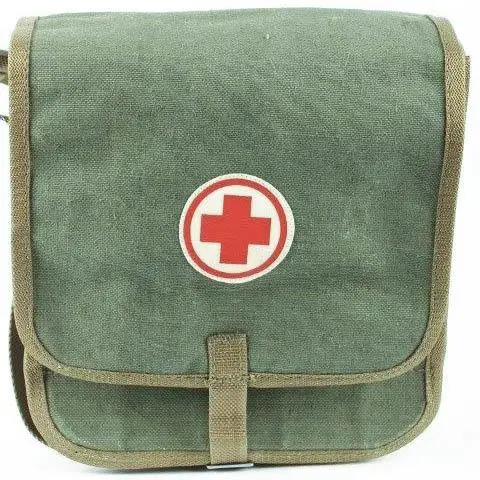 Popularny Oryginalny zestaw Poland Army Medical Kit Vintage Sanimedic First Aid Pasp Torb Nowy