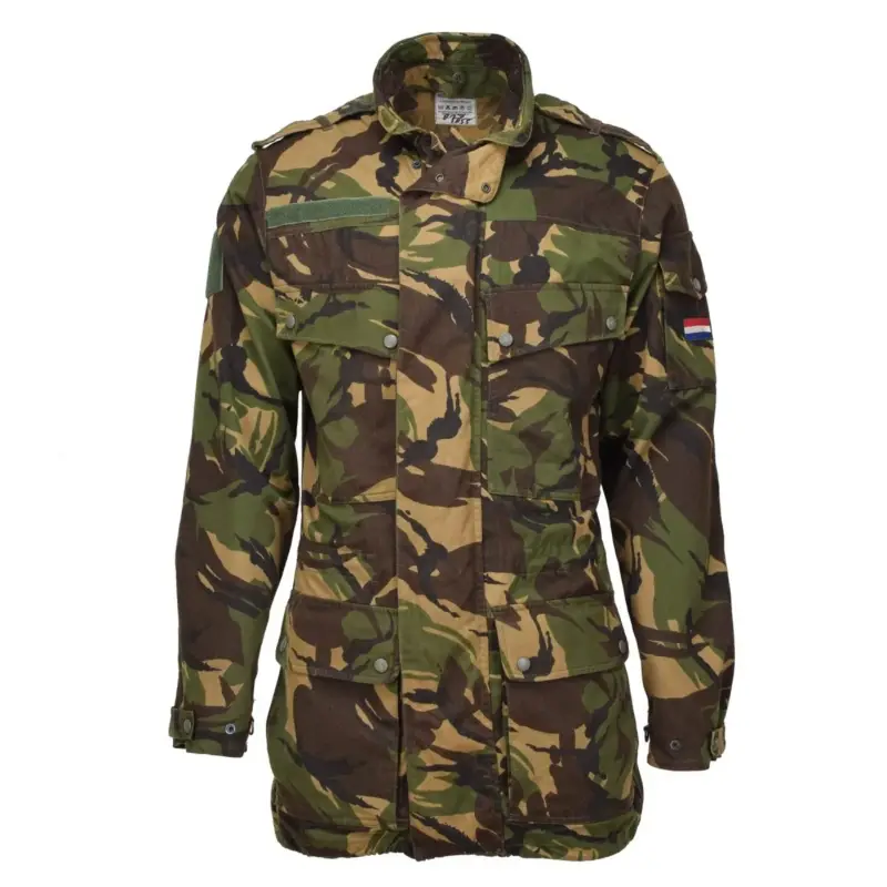 Oryginalna holenderska kurtka armii m65 Wodoodporna parka wojskowa z podszewką Tryraminate Promocja