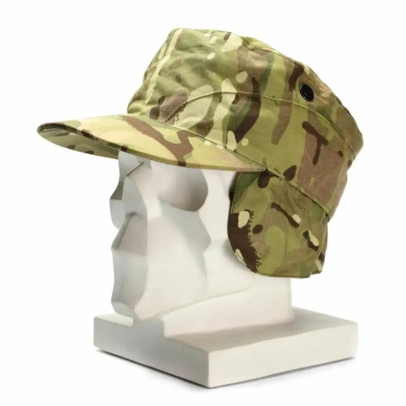 Oferta Oryginalny brytyjska brytyjska armia klapy ucha czapka MTP Camuflage Wojskowy Katam Multicam