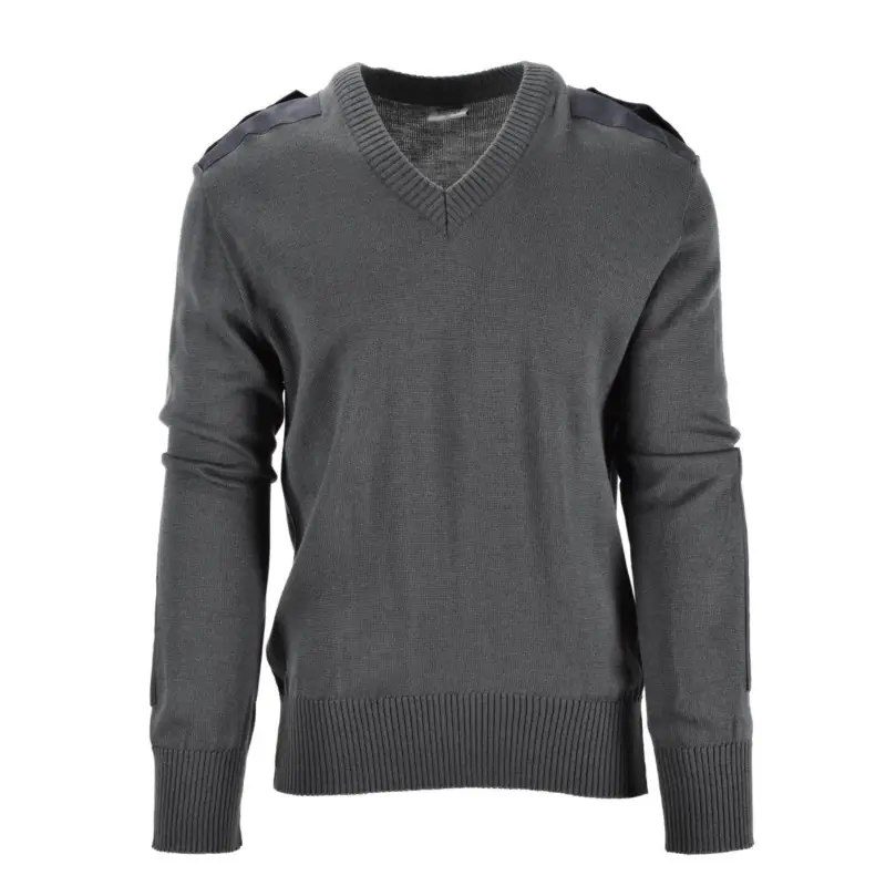 Oferta limitowana Oryginalny austriacki skocznia pullover jumper grey wełna wełniana dekolt Nowy