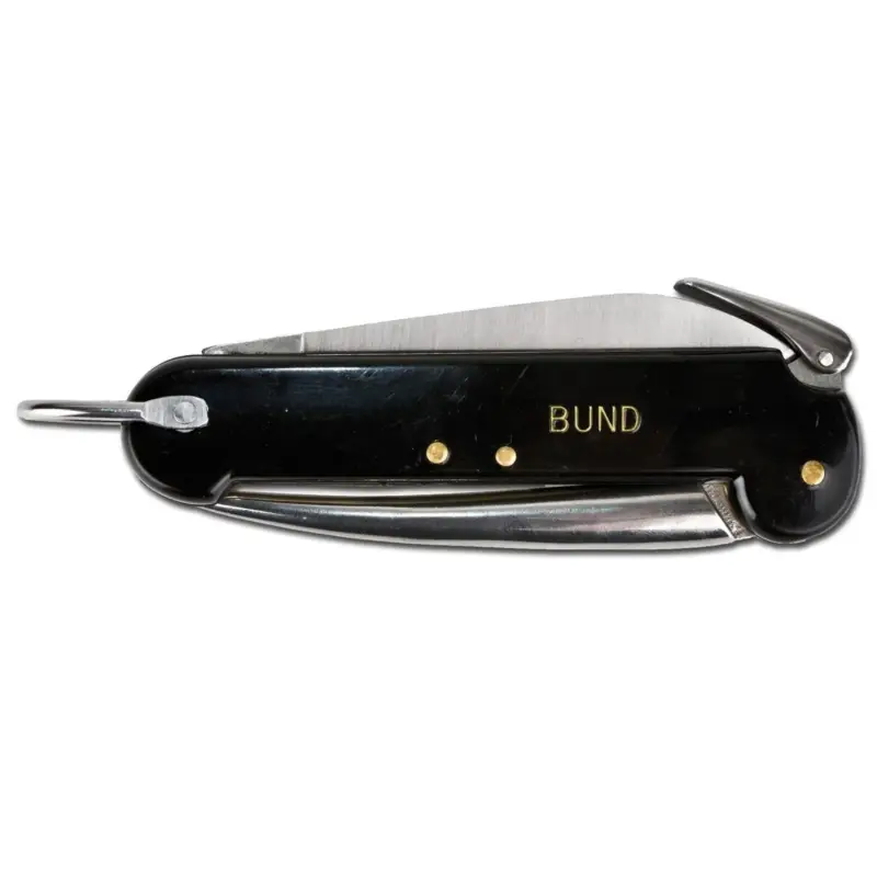 Oferta czasowa BW Niemiecki nóż marinerowy. Niemiecki Bordmesser Sailor Navy Knife Marlinspike