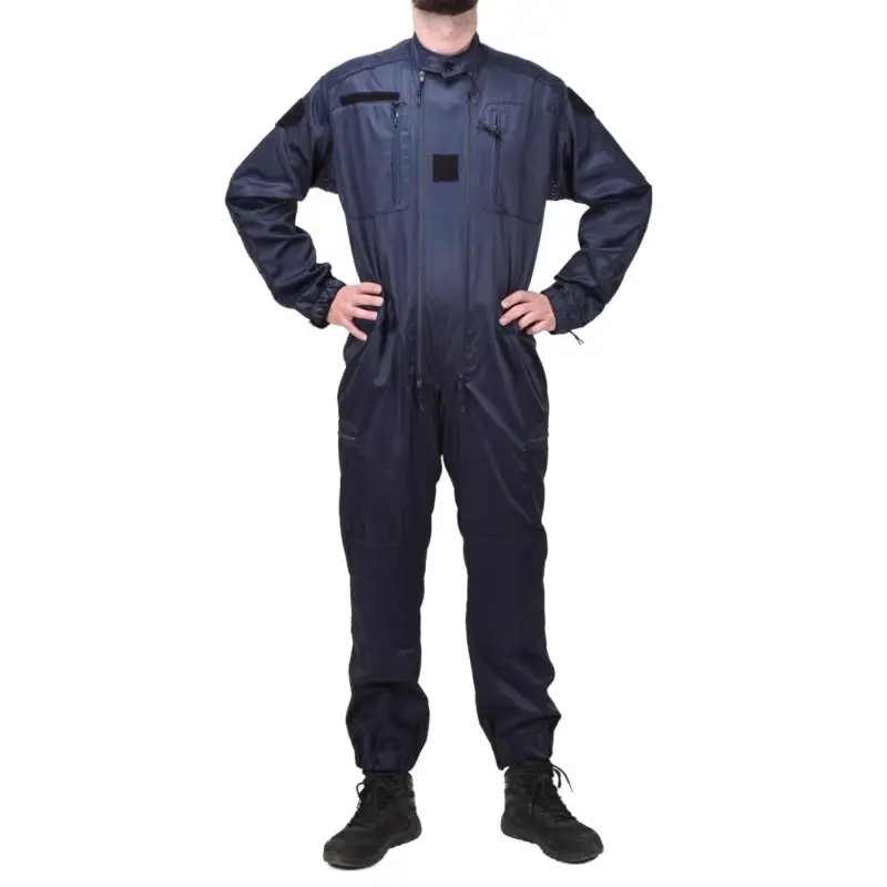 Super okazja Oryginalny francuski departament policji Blue Comball Anti-Static Officer kombęd