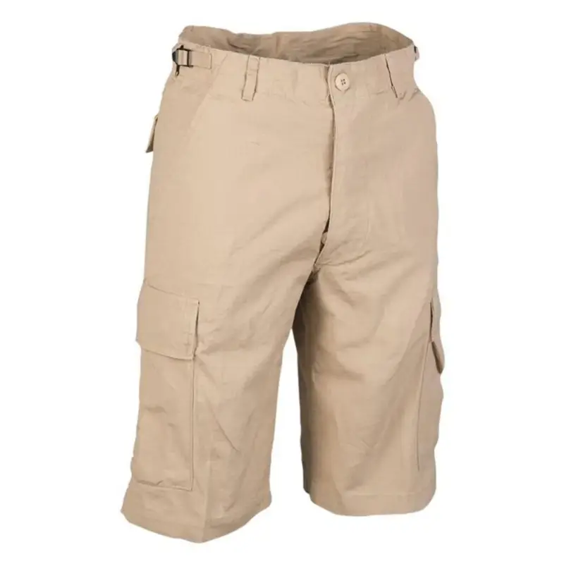 Mil-Tec marka amerykańskich bermudów w stylu Bermudy Premiery Khaki BDU Ripstop Shorts Zniżka