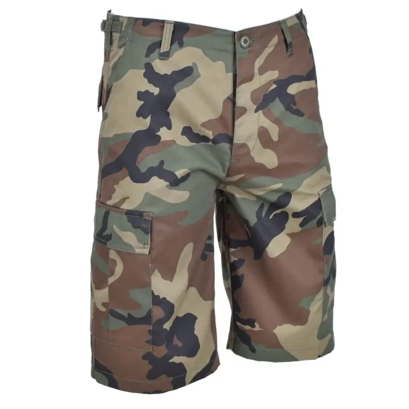 Mil-Tec marka wojskowa Woodland Camouflage Bermuda Cargo BDU KRÓTKI Army Army Ograniczona ilość
