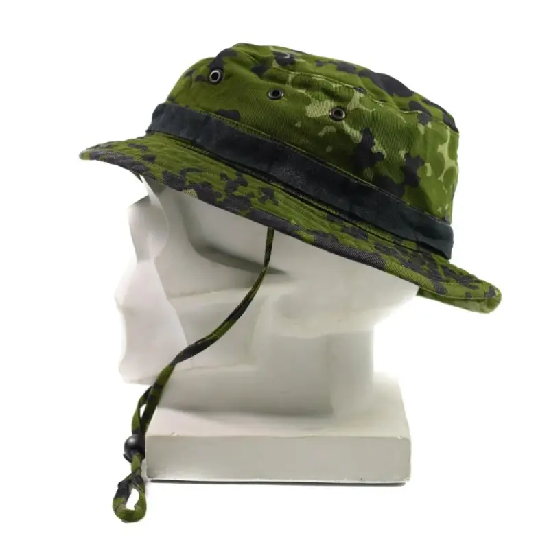 Prawdziwy duńska armia boonie hat wojsko M84 Flecklecktarn Camo Jungle Summer Cap Sprawdź teraz