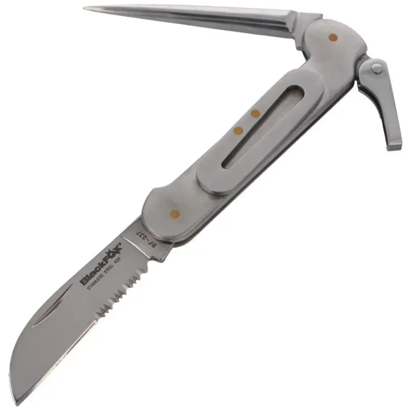 Fox Knives Brand Sailing Nóż Składanie Multitool Satys 420 Satin Coated 55 HRC Wyjątkowa oferta