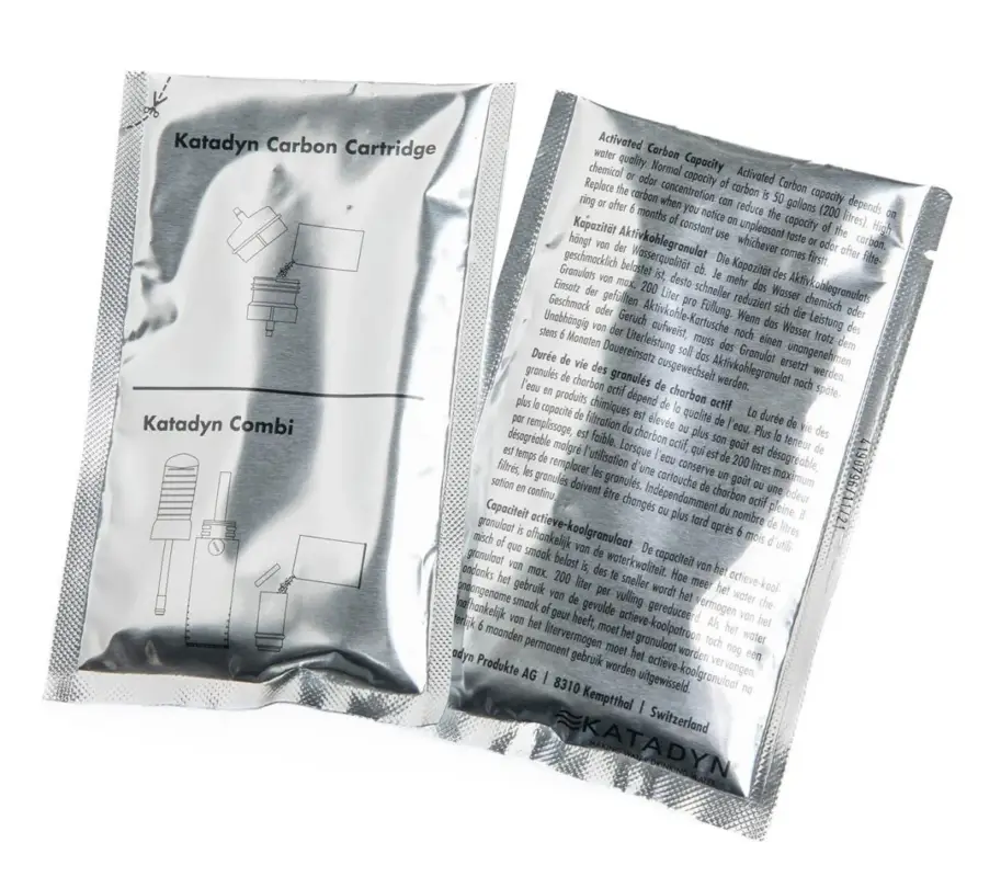 Katadyn Combi Filter Wkłady Wymiana wypełnienia węglowego 2 pakiety 2 pakiety Oferta czasowa