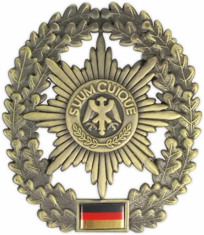 Prawdziwa armia niemiecka beret insygnia odznaka cockade policja wojskowa feldjagertruppe Ostatnie sztuki