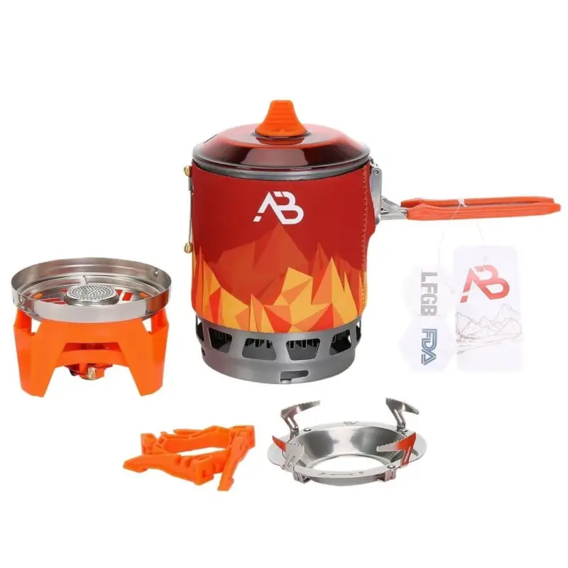 A.BLOCHL AB-3 System pieca zewnętrznego Ustaw lekki trekking kuchenny Łatwy zwrot