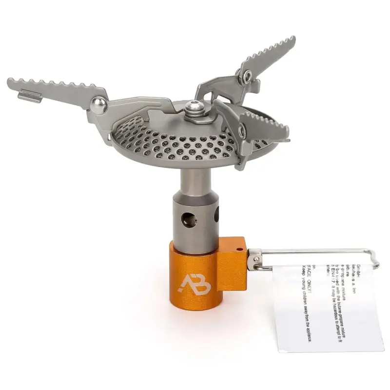 A.Blochl AB-16 Camping Burner Burner Lekki tytan trekking piec pieszo Bezpieczne zakupy