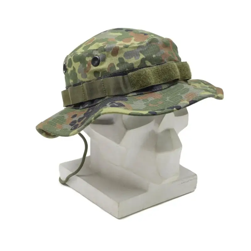 Rabat Marka Tacgear Niemiecki styl wojskowy boonie hat flecktran camo szerokie brzegi ripstop