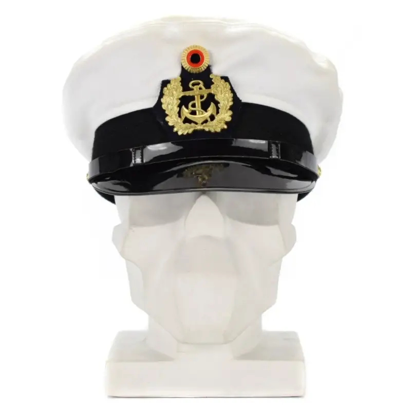 Oryginalne oficerowie armii niemieckiej BW Marines Cap Visor Fewe Peaked Hat Navy Naval Bestseller