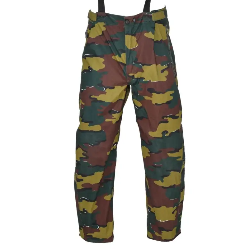 Oryginalne belgijskie wodoodporne spodnie jigsawowe Camo Seyntex deszczowe spodnie Super okazja