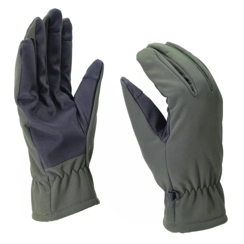 Premium Rękawiczki MIL-TEC Softshell Thinsulate ™ Podszewka Olive Winter Mens OD Zielone wojsko