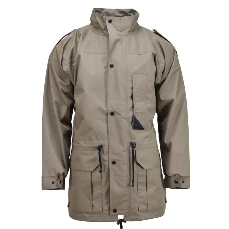 Bezpieczna płatność Oryginalna holenderska armia para z liniowcem OD Green Coat Men Oficer kurtka Khaki Nowa