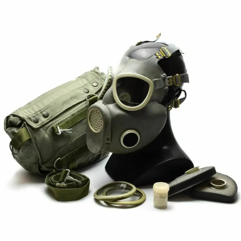 Bezpieczne zakupy Polski wojskowy maska gazowa MP-4 prawdziwa chemiczna chemikalia oddechowa oliwka nowa