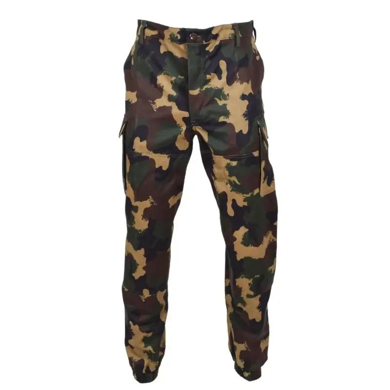 Bezpieczna płatność Oryginalne węgierskie oddziały wojskowe Pants M1990 Woodland Camo wzmocniono nowe