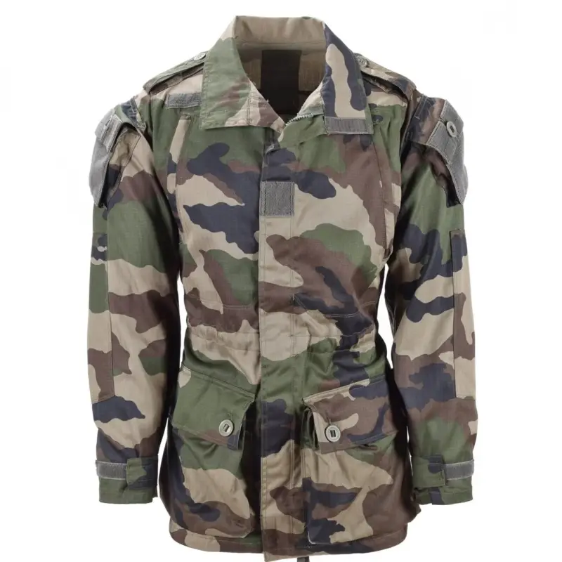Oryginalna francuska armia Parka Feline T4 T4 Kurtka bojowa CCE CAMO Tropical Weather Nowa Wyjątkowa oferta