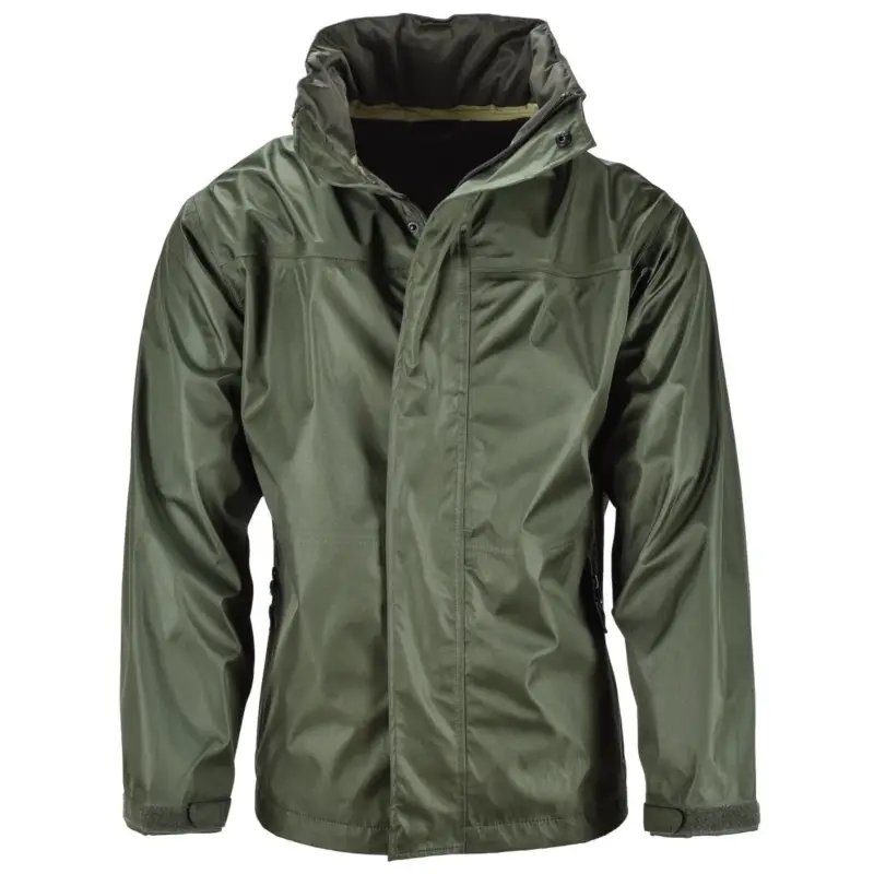 Kurtka marki MIL-TEC Olive Green Waterproof Men Wodoodporna odzież deszczowa Super okazja