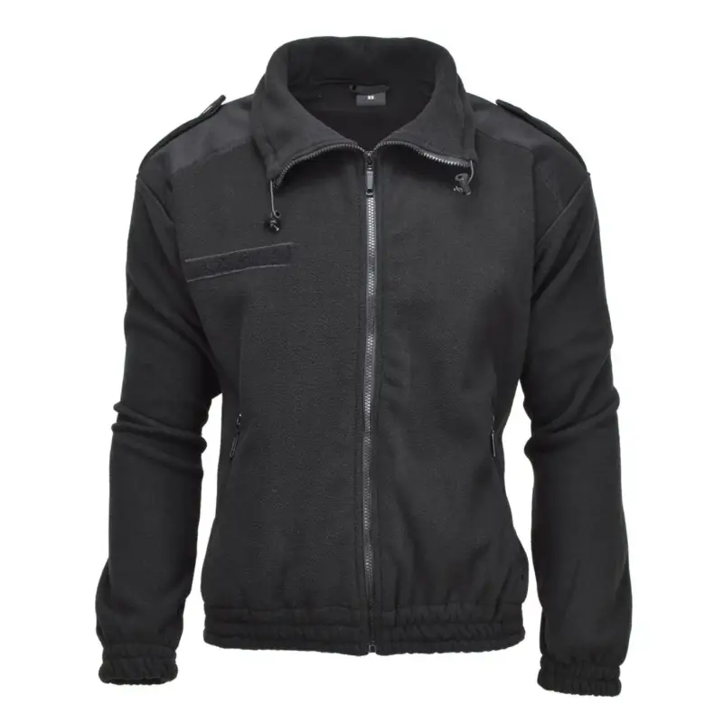 Mil-Tec armia w stylu armii polar pullover zimna kurtka sportowa sweter sportowy czarny Oferta limitowana
