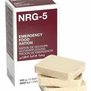 Pakiet żywnościowy armii awaryjnej MRE Prepper Military NRG-5 500G. 9 barów Dodaj do koszyka