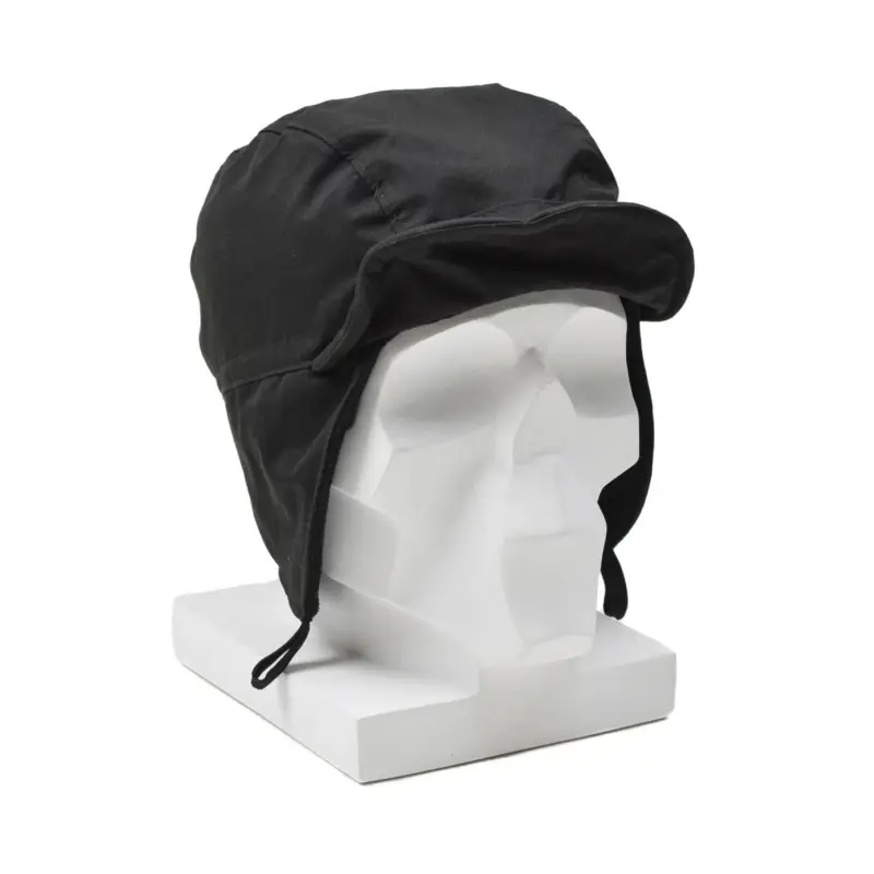 Oryginalny holenderski spadek płaszczyznowy czapka klapy ucha Brim Windproof Black Supplus Rabat