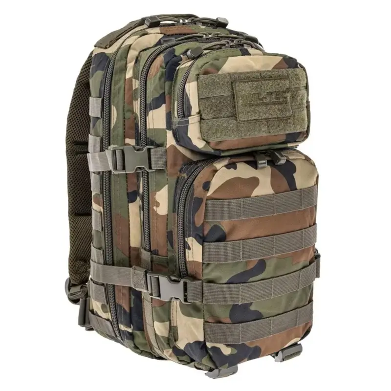 MIL-TEC U.S. Assault Tactical Plecak 20 Liliters Trekking Trekking Woodland Daypack Nowy