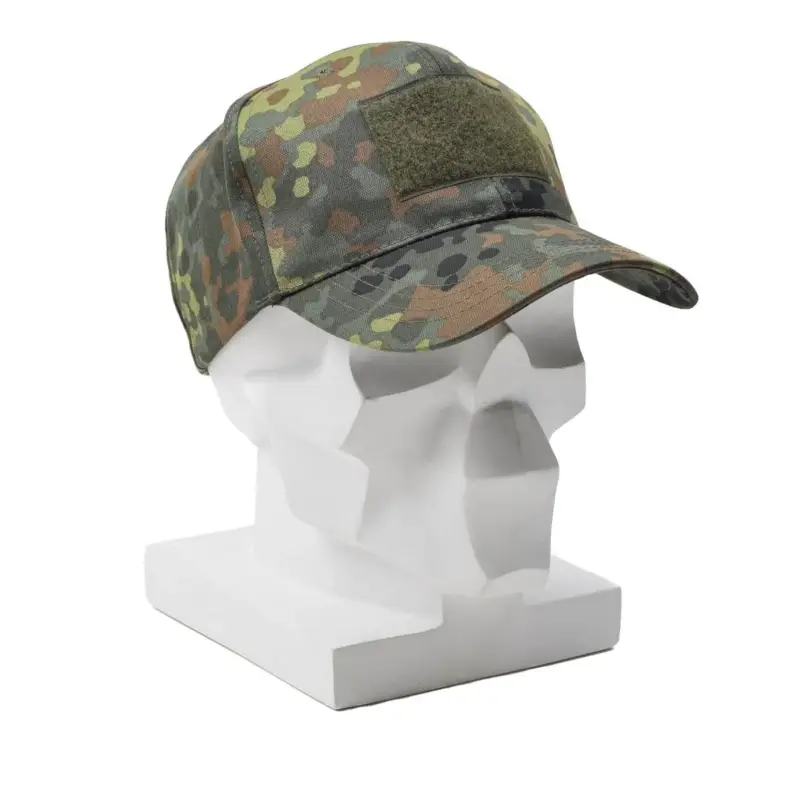 Nie przegap Leo Kohler Wojskowe czapkę baseballową BW Flecklecktarn Camouflage szczytowa czapka wizjera