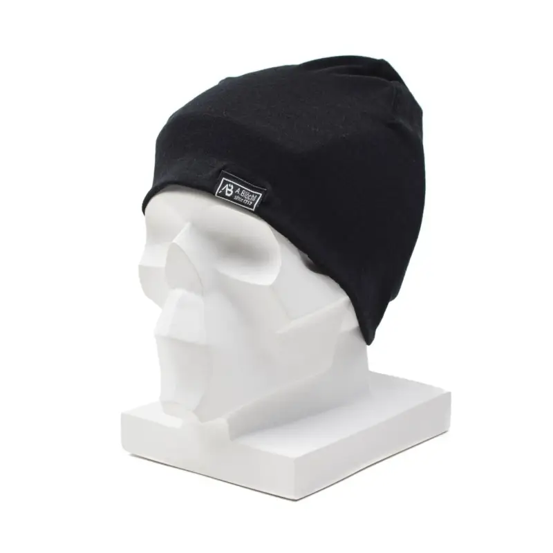 A.Blochl Merino Wook Watch Cap Sports Turing Headwear Oddychający czapka Czarna Zamów dziś