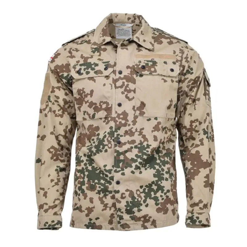 Bestseller Prawdziwa gruzińska bluzka armii polowej Tropentarn Camouflage Field TAILS CHIRTS