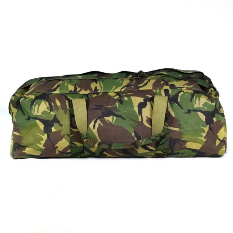Ostatnie sztuki Oryginalny holenderski armia DPM Woodland Weekend torebka Pakiet torebki z zestawem worka Duffel