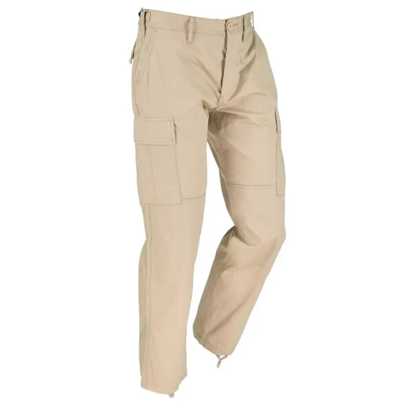Darmowy zwrot Mil-Tec US Army Style Style Pants Khaki BDU Men Men Wound Gear Walka