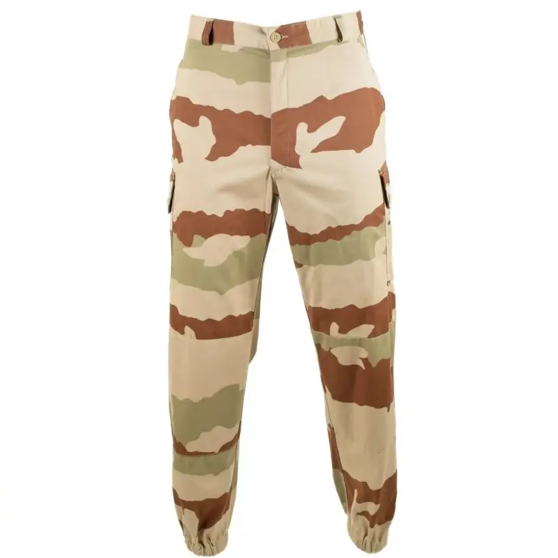 Oryginalne francuskie spodnie wojskowe F2 Desert Camo Spodnie Wzmocnione armia BDU spodnie Ostatnie sztuki