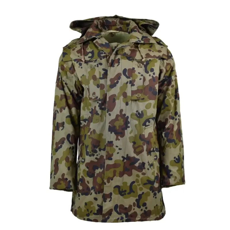 Obniżka ceny Oryginalna armia rumuńska Parkana M93 Combat Camo Leaf BDU Kurtka wojskowa