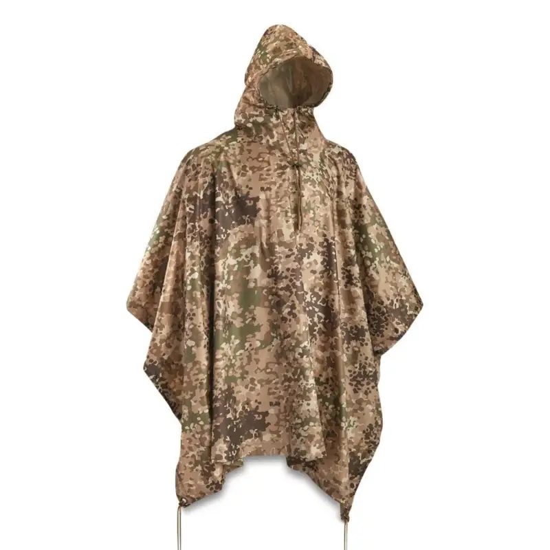 MIL-TEC Brand Army Style poncho ripstop sucha flectarn Waterproof Lightweight Super okazja