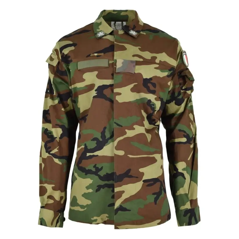 Wyjątkowa oferta Oryginalna Włochy Wojskowa kurtka bojowa lekka Woodland Camo Army ARDPLUS NOWOŚĆ