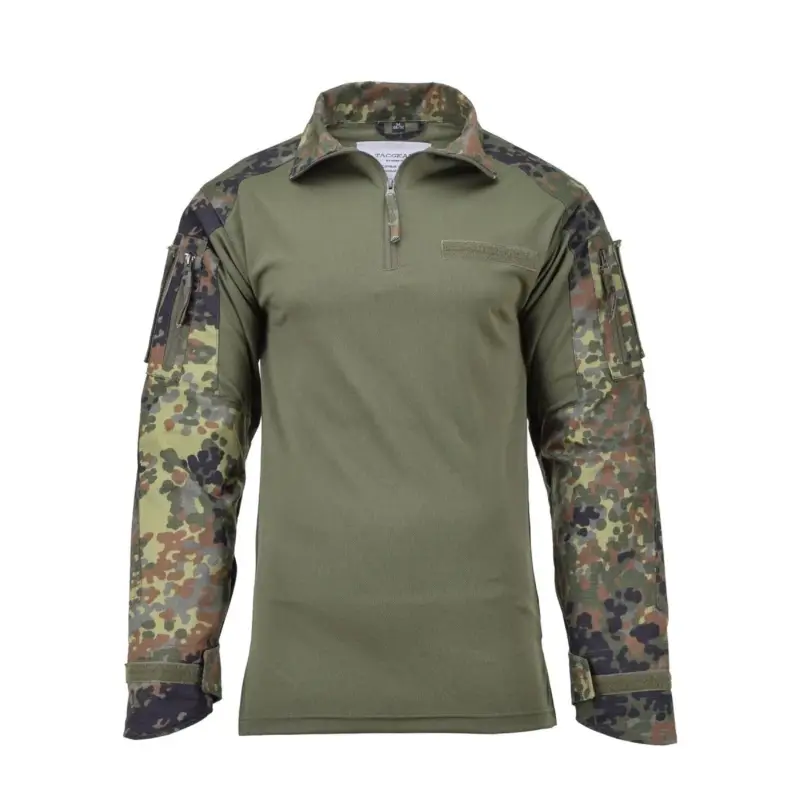 Tacgear marka niemiecko -armia koszule bojowe oddziały bolesne Flecklecktarn Camo Wyjątkowa oferta