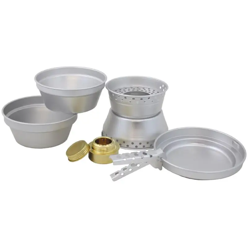 Zestaw gotowania MFH premium aluminiowy lekki zestaw na świeżym powietrzu Burner Super okazja