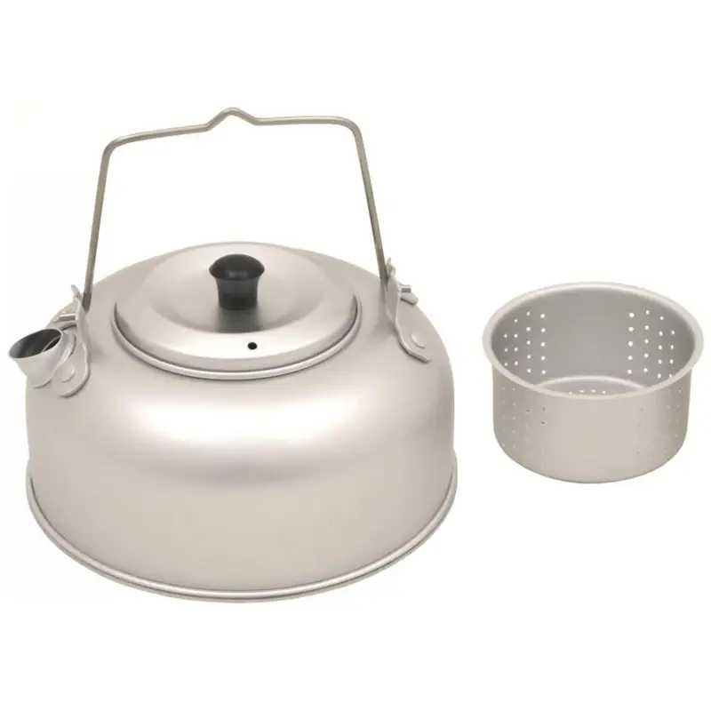 Ostatnia szansa MFH Teakettle Aluminium Lekkie 1-litrowe ognisko czajnik zupa herbaty kemping