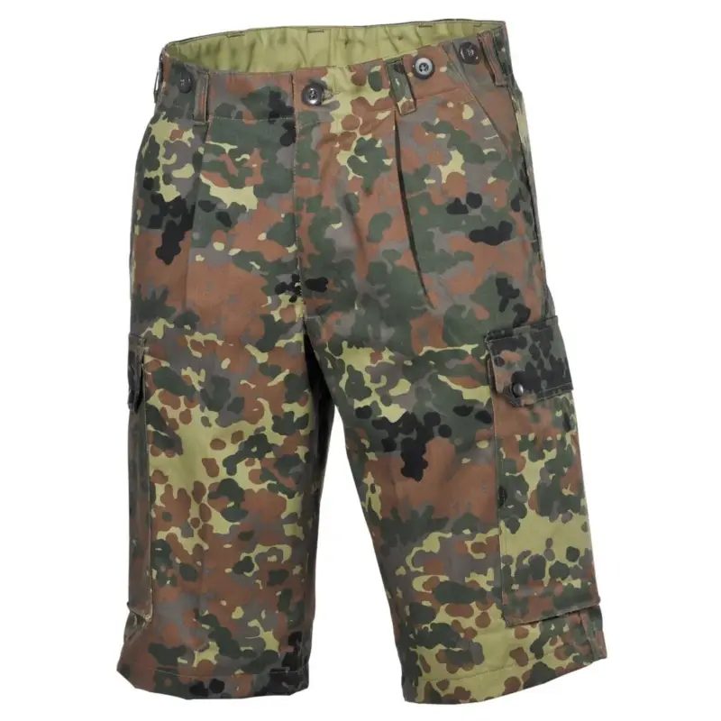 MFH Brand Army Style Style Shorts Bermuda Flecklern Camo Solidne Ripstop Mundor Nowy Ograniczona ilość
