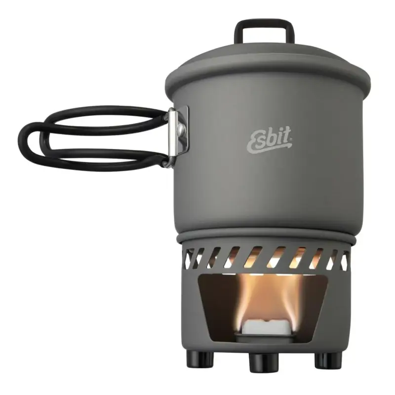 Zestaw do gotowania marki ESBIT STILE PALE CAMPING Survival Water Food Ogrzewanie Szybka dostawa