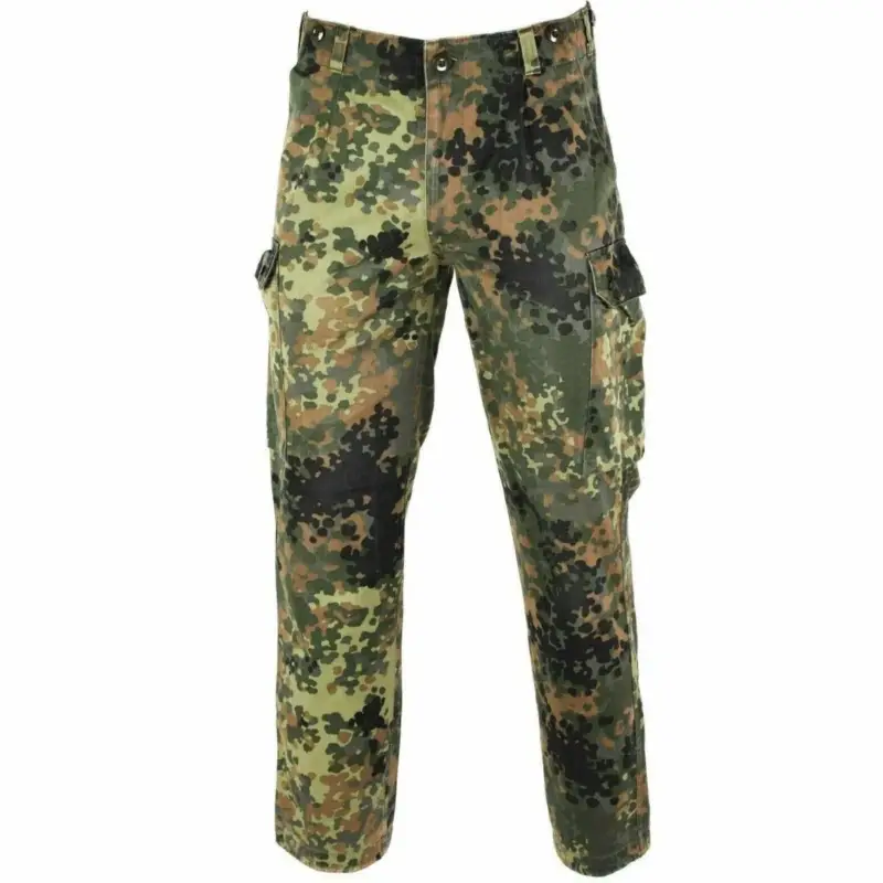 Oryginalny problem armii niemieckiej Flecklecktarn Camo Pants Field Combat Wojskowe spodnie Cena promocyjna