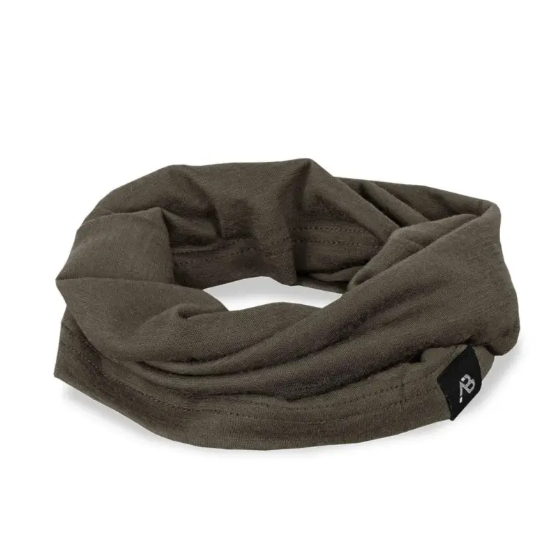 Zniżka Blochl Brand Army Style wełna merynosowa chustka gaiter wielofunkcyjny OD nowy