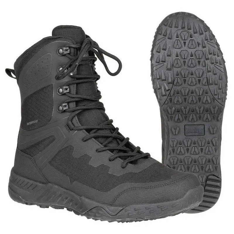 Magnum Ultima 8.0 Wodoodporne buty bojowe piesze lekkie wędrówka Bugwear Black Ostatnia szansa